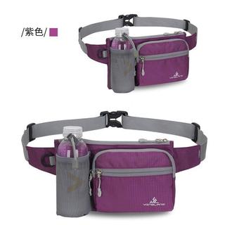【新品熱賣】新款休閒時尚戶外運動男女跑步健身手機腰包水壺包徒步貼身小挎包sc