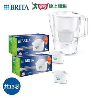 【限時優惠組合】BRITA愛奴娜1壺7芯+MXPRO6入去水垢【愛買嚴選】【愛買】
