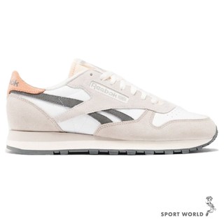 Reebok 休閒鞋 男鞋 女鞋 麂皮 皮革 Classic Leather 灰【運動世界】100201109