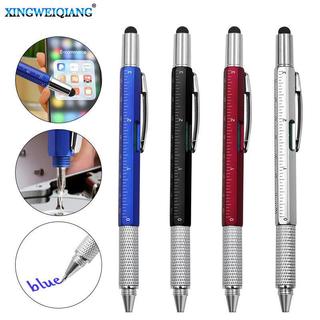 Cross-head screwdriver, level gauge, capacitive touch screen