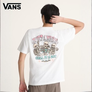 Vans Beer Skull 白色短袖T恤
