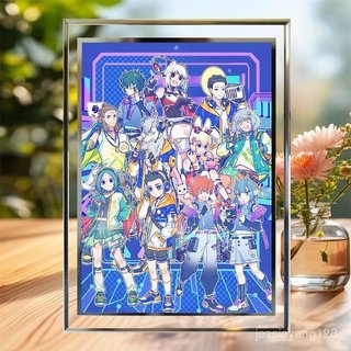 💜限時免運💜 非人哉 九月 小玉 週邊 動漫週邊 非人哉九月小玉粉絲週邊水晶玻璃相框房間寢室擺臺擺件送朋友閨蜜 DP8M