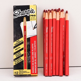 三福紙卷拉線蠟筆Sharpie Peel-Off china Marker黑色紅色白色筆
