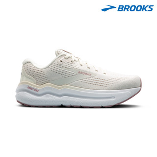BROOKS 女GHOST MAX 2 避震緩衝慢跑鞋 D寬楦 1204201D190 灰白
