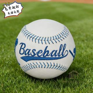 客製化 棒球 手工9 刺繡Baseball Batter Hitting動作棒球頭層牛皮 定製繡Text