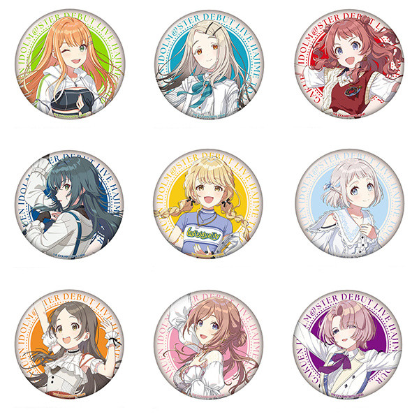 🪩アイドルマスター🪩偶像大師 週邊 偶像大師係列 學園偶像大師週邊徽章筱澤廣姬崎莉波花海咲季吧唧cos胸章 PQND