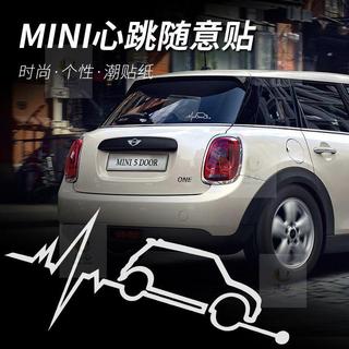 適用於寶馬mini迷你cooper車身隨意貼車窗貼紙裝飾60週年紀念貼紙