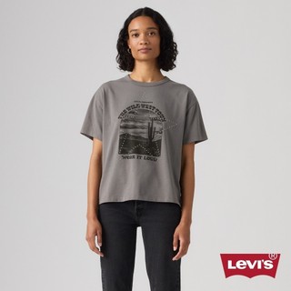 Levi's® 復古印花短Tee / 熱壓金屬貼 女生上衣 人氣新品 005OY-0066