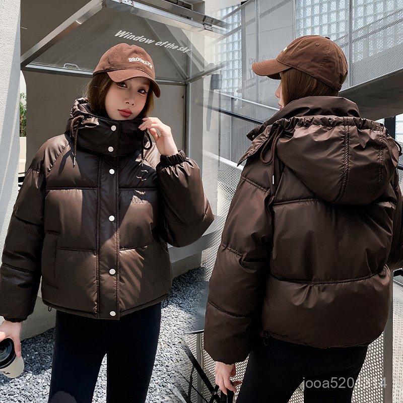 【MR.男先生】臺灣出貨 免運 女秋冬羽絨服 年新款冬裝韓版短款女羽絨棉服寬鬆麵包服棉衣時尚連帽棉襖潮 YV46