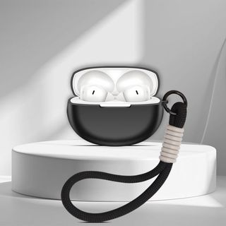 適用於OPPO Enco Air5 Pro藍牙耳機殼 保護套 OPPO Air5 Pro耳機套 柔軟矽膠軟殼 附防丟掛繩