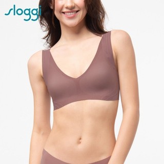 sloggi NEW ZERO FEEL SOFT BRA 全新零感系列後扣式V領內衣 巧克甜心｜88-351 H2
