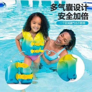 🚲臺灣出貨🏸【INTEX】兒童泳衣浮力背心嬰兒游泳裝備寶寶水上馬甲漂流泳衣泳圈21