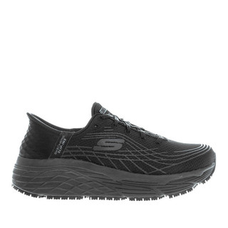 Skechers Max Cushioning Elite Sr [108172WBLK] 女 工作鞋 寬楦 瞬穿 黑