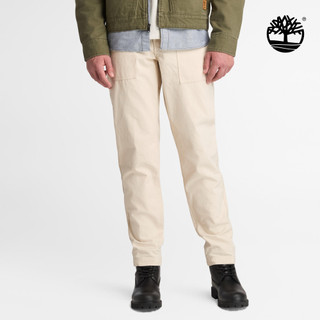 Timberland 男款灰白色帆布工裝長褲|A6V16CR3