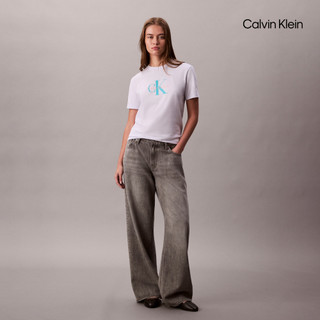 【Calvin Klein】 CK Monogram T-shirt 淡紫色