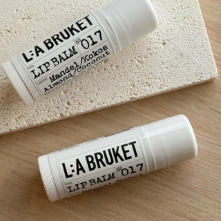 現貨 瑞典LA BRUKET有機杏仁椰子潤唇膏14g 大容量護唇棒labruket 七夕禮物