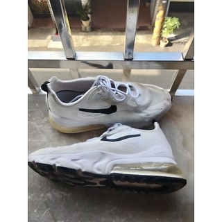 （二手）NIKE AIR MAX 270 REACT 白 黑勾 CI3899-101 增高 氣墊鞋