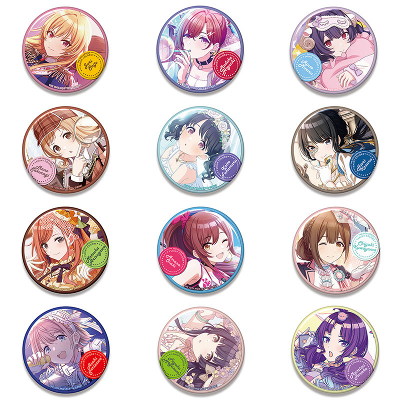 🪩アイドルマスター🪩偶像大師 週邊 偶像大師係列 偶像大師動漫週邊徽章櫻木真乃田中摩美美桑山韆雪大崎甘奈掛件 HG79