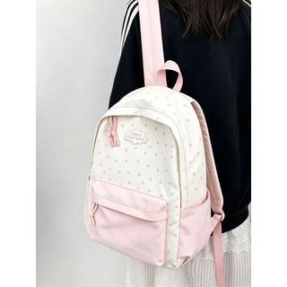 🎒星星雙肩包 女生後背包 韓系書包 學生背包 大容量書包 14吋筆電後背包 高中生書包 國中生書包 休閒背包 可愛背包