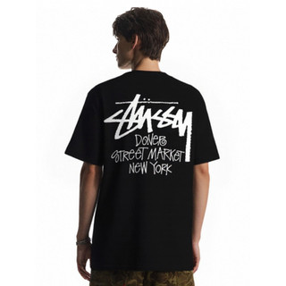 全館免運 Stussy Dsm New York 紐約限定logo 城市系列 美式復古T恤 男女同款 Stussy T恤