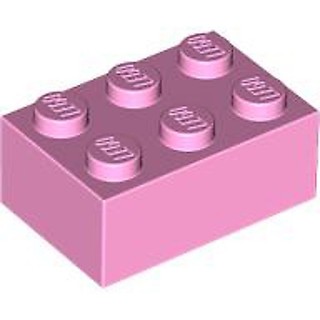 LEGO零件 基本磚 2x3 亮粉紅 3002 4518892【必買站】樂高零件