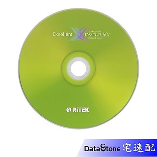 RiTEK 錸德 16x DVD-R 空白光碟片 X版 原廠50片裝