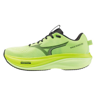 Mizuno 美津濃 Wave Rider 30 J1GM262058 男 慢跑鞋 緩震 緩衝 螢黃