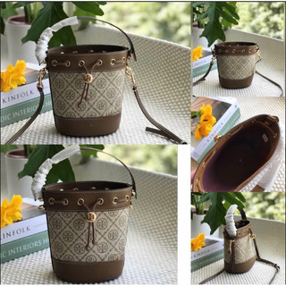 📍Yoyo代購 TORY BURCH/TB monogram 水桶包 緹花水桶包 束口包 手提包 斜背包 側背包
