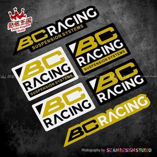 【免運】BC RACING 避震器絞牙避震貼紙 JDM HF hellaflush改裝反光貼 防水防嗮貼紙 裝飾貼