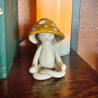 ✨藏物玩家✨外銷新款 Meditation Mushrooms 冥想蘑菇 裝飾擺件家居客廳裝飾品 創意 質感