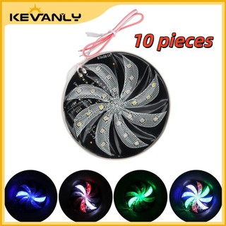 Kevanly 10 件 LED 頻閃安全警告轉向信號燈用於摩托車AGM