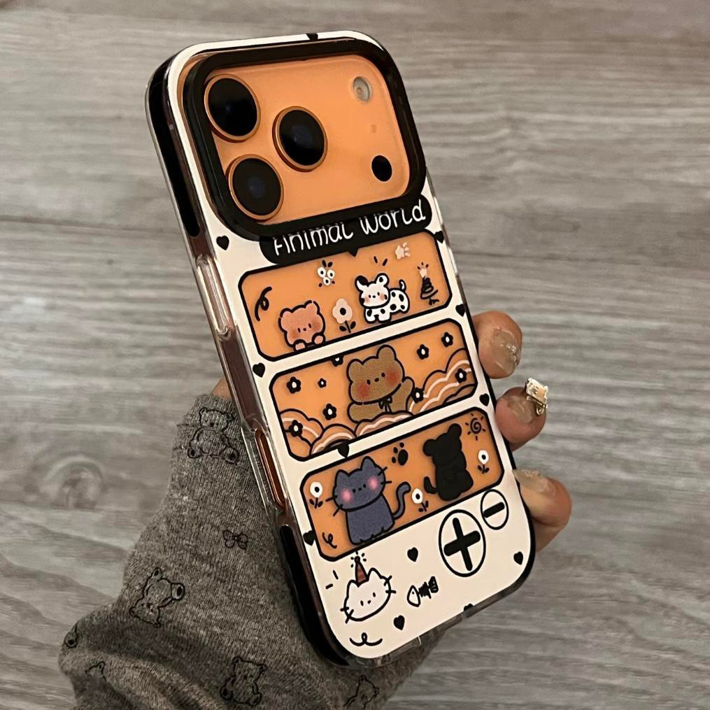 ZX甄選✨17手機殼 適用蘋果17手機殻iPhone16ProMax小動物扭扭蛋15/14透明13防摔12