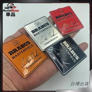 適用於巴博斯B車標改裝銘牌 BRABUS車貼車身車尾隨意裝飾鋁貼可開發票✅AutoBoss🚗臺灣出貨🚗