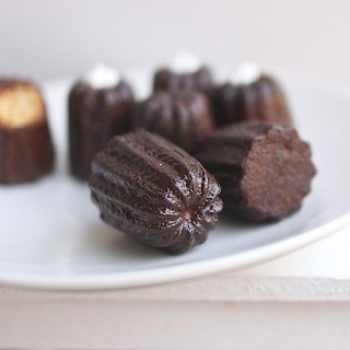 可麗露 完整未切 canelé de Bordeaux 模擬甜點 耳環 天使之鈴 三分