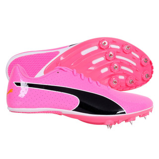 PUMA evoSPEED Sprint 14.5 男女田徑釘鞋(短距離)(「31187204」 螢光粉紅黑