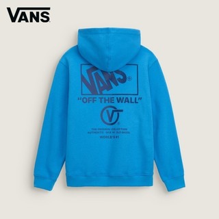 Vans Stacked Hi Pullover 中童款藍色連帽大學T
