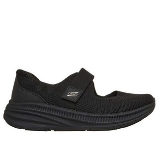 Skechers 思克威爾 Bobs Skillz 女 休閒鞋 復古 瑪莉珍 輕量厚底 流行 黑 [117758BBK]