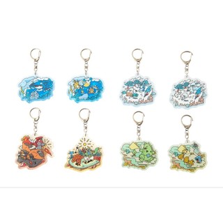 ✨現貨✨ 日版 天氣隊 OTENKI TEAM 壓克力 鑰匙圈 吊飾 吊飾 蓋歐卡 固拉多 葉伊布 冰伊布 寶可夢中心