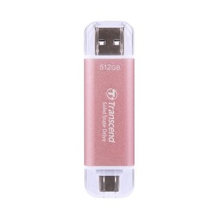 Transcend 創見 ESD310S 512GB(TS512GESD310P)Type C/A外接SSD 綠風潮