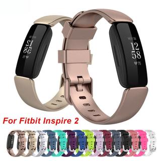 適用於Fitbit Inspire 2矽膠錶帶inspire2可調節替換Ace3錶帶腕帶