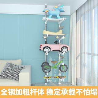 頂天立地免打孔車放置架 收納架 多層收納 頂天立地免打孔車放置架收納架
