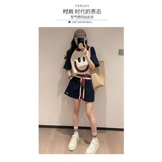 休閒套裝女夏季 單/套裝2026年新款時尚休閒美式復古高檔運動服套裝女夏季兩件套 休閒套裝