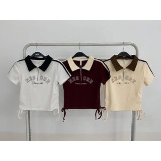 MUCH主幼商場短版合身POLO衫