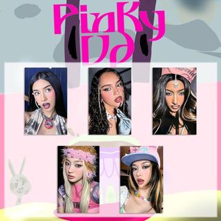 🌸韓國代購正版🌸KATSEYE貓瞳PINKY UP打歌卡 Broadcast小卡 打歌小卡同學朋友禮物推薦