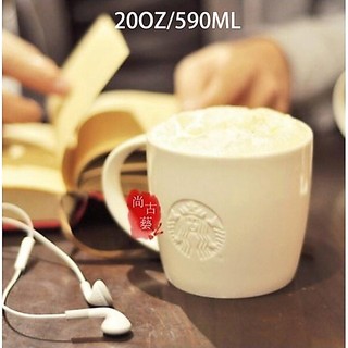 熱銷 星巴克12oz 16oz 20oz starbucks星巴克店內專用杯子 創意馬克杯 咖啡杯 陶瓷杯 水杯特價