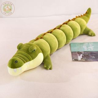 半間✨生活館【新品】模擬大號鱷魚毛絨玩具公仔鱷魚抱枕睡覺長條可愛娃娃生日禮物玩偶