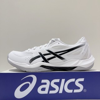 ASICS GEL-ROCKET 12 男女款 白色 耐磨 緩震 運動 排球鞋 羽球鞋 1073A080-101