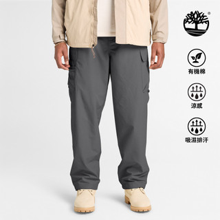 Timberland 男款黑色Timberchill寬版工裝長褲|A2QZAW08