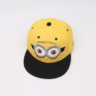 🍭免運🍭小小兵 minions 週邊 卡通動漫親子款小黃人平簷嘻哈帽時尚街舞棒球帽可愛眼睛遮陽帽子 MTL1