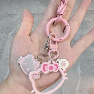 ins風立體HelloKitty鑰匙扣女生包包掛件創意情侶掛飾9W